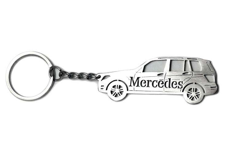 Car Keychain for Mercedes GLK-Class X204 (type STEEL) - decoinfabric