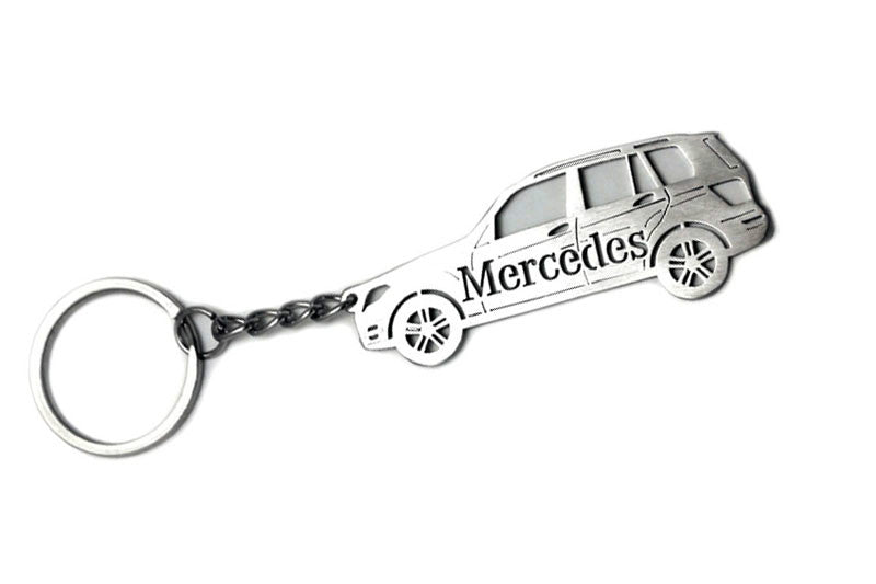 Car Keychain for Mercedes GLK-Class X204 (type STEEL) Keychains opdesign