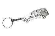 Car Keychain for Mercedes GLK-Class X204 (type STEEL) Keychains opdesign