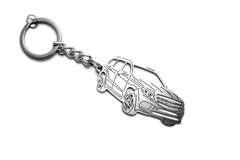 Car Keychain for Mercedes GLS-Class I (type 3D) - decoinfabric