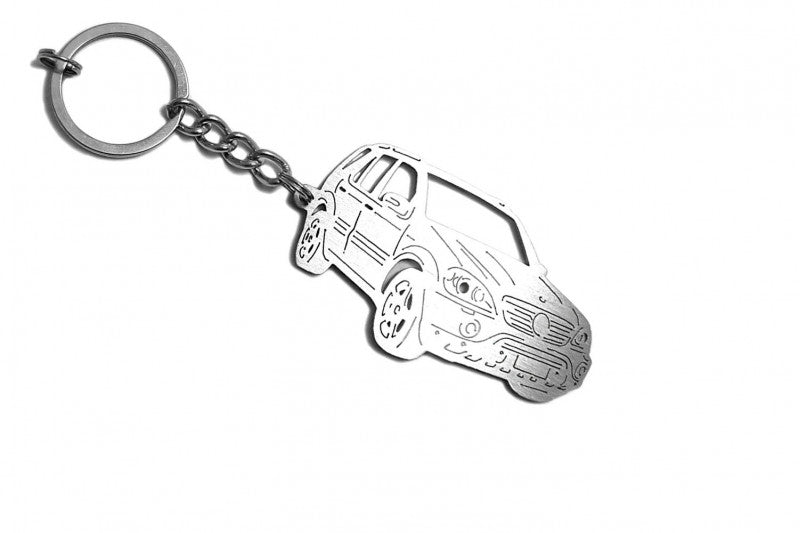 Car Keychain for Mercedes ML-Class W163 (type 3D) - decoinfabric