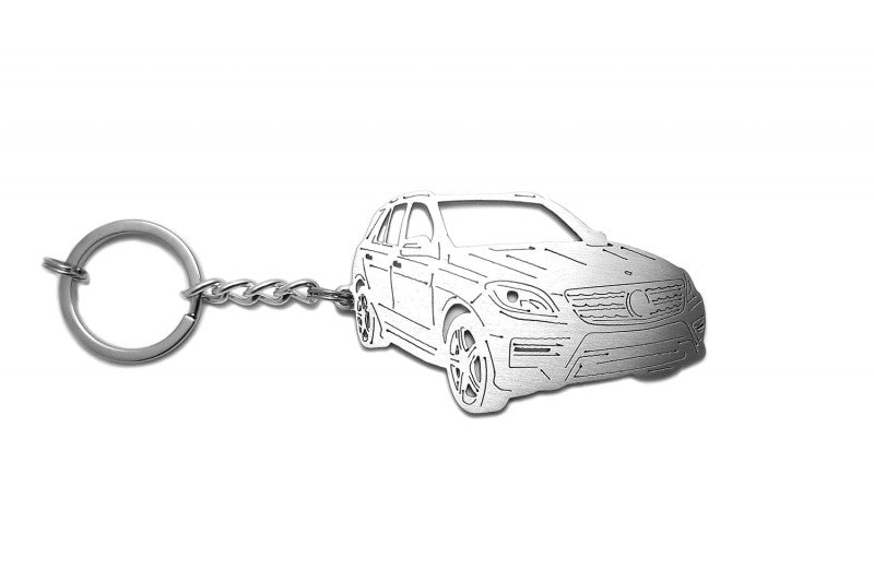 Car Keychain for Mercedes ML-Class W166 (type 3D) - decoinfabric