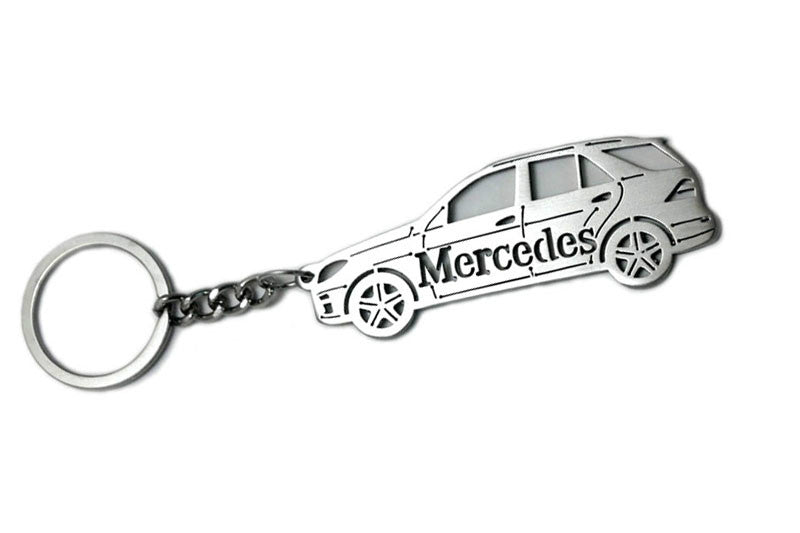 Car Keychain for Mercedes ML-Class W166 (type STEEL) - decoinfabric