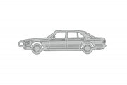 Car Keychain for Mercedes S-Class W126 (type STEEL) Keychains opdesign