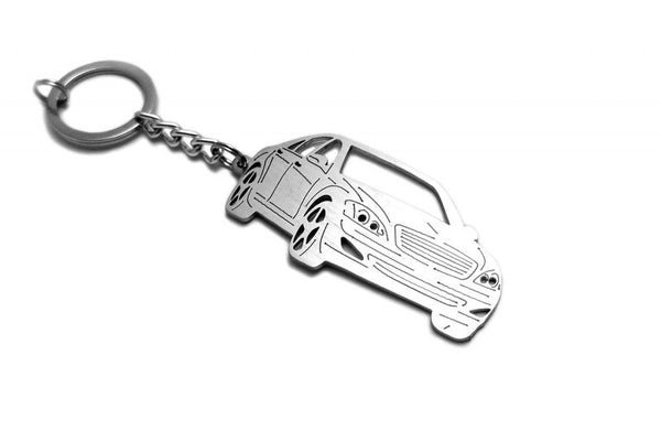 Car Keychain for Mercedes S-Class W221 (type 3D) - decoinfabric