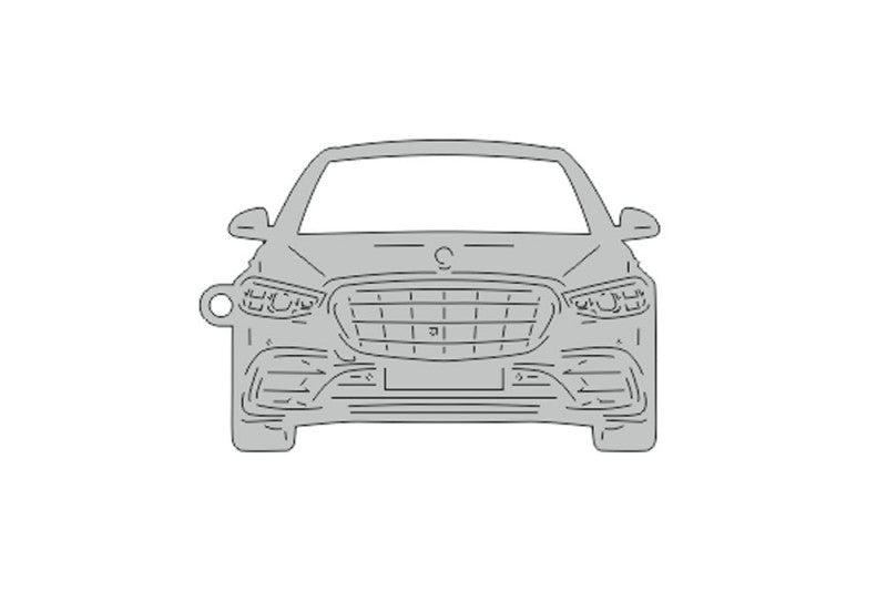 Car Keychain for Mercedes S-Class W223 (type FRONT) Keychains opdesign