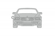 Car Keychain for Mercedes SL R129 (type FRONT) Keychains opdesign