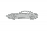 Car Keychain for Mercedes SL R232 (type STEEL) Keychains opdesign