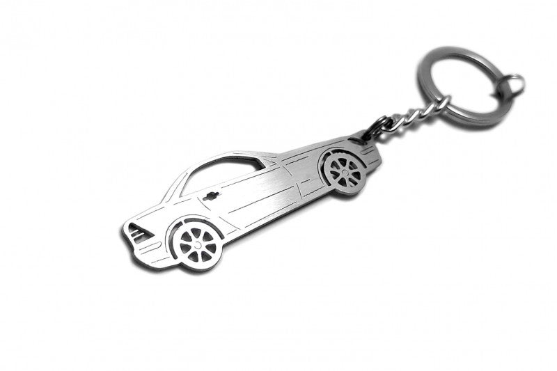 Car Keychain for Mercedes SLK-Class R170 (type STEEL) - decoinfabric