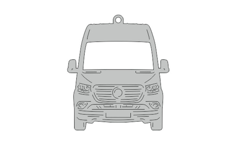 Car Keychain for Mercedes Sprinter III (type FRONT) Keychains opdesign