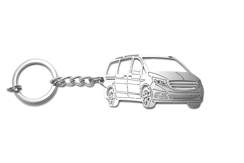 Car Keychain for Mercedes V-Class W447 (type 3D) - decoinfabric
