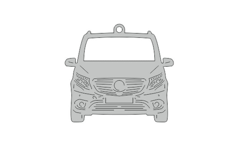 Car Keychain for Mercedes V-Class W447 (type FRONT) Keychains opdesign