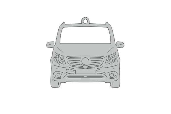 Car Keychain for Mercedes V-Class W447 (type FRONT) - decoinfabric