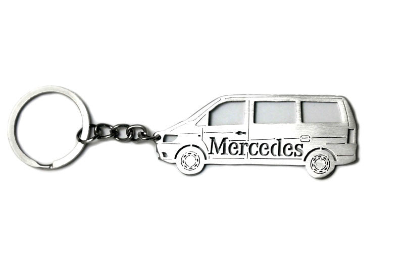 Car Keychain for Mercedes V-Class W638 (type STEEL) Keychains opdesign