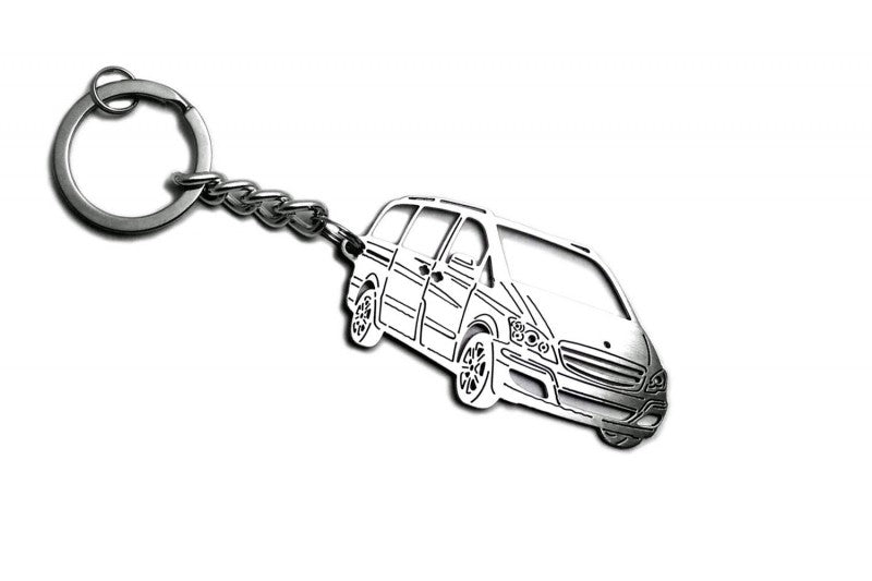 Car Keychain for Mercedes V-Class W639 (type 3D) - decoinfabric