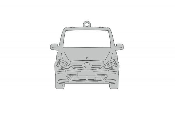 Car Keychain for Mercedes V-Class W639 (type FRONT) - decoinfabric
