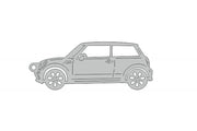 Car Keychain for Mini Cooper II (type STEEL) Keychains opdesign