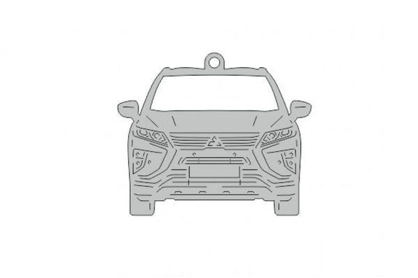 Car Keychain for Mitsubishi Eclipse Cross (type FRONT) - decoinfabric