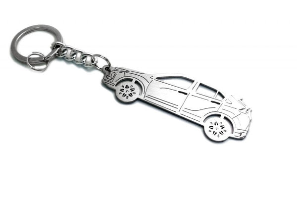 Car Keychain for Mitsubishi Eclipse Cross (type STEEL) - decoinfabric