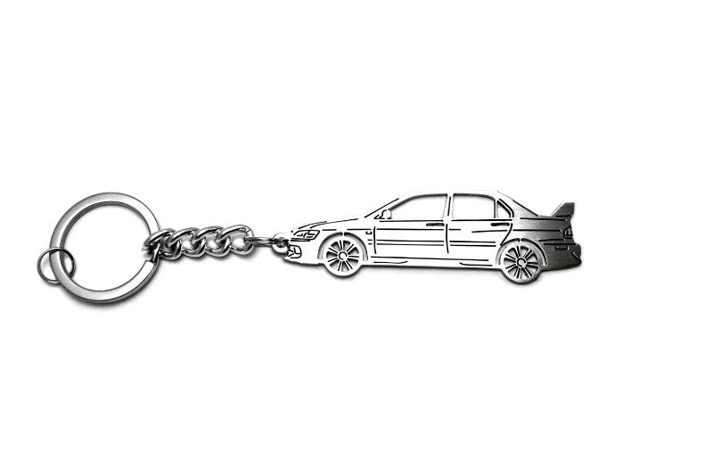 Car Keychain for Mitsubishi Lancer Evolution VIII-IX (type STEEL) Keychains opdesign
