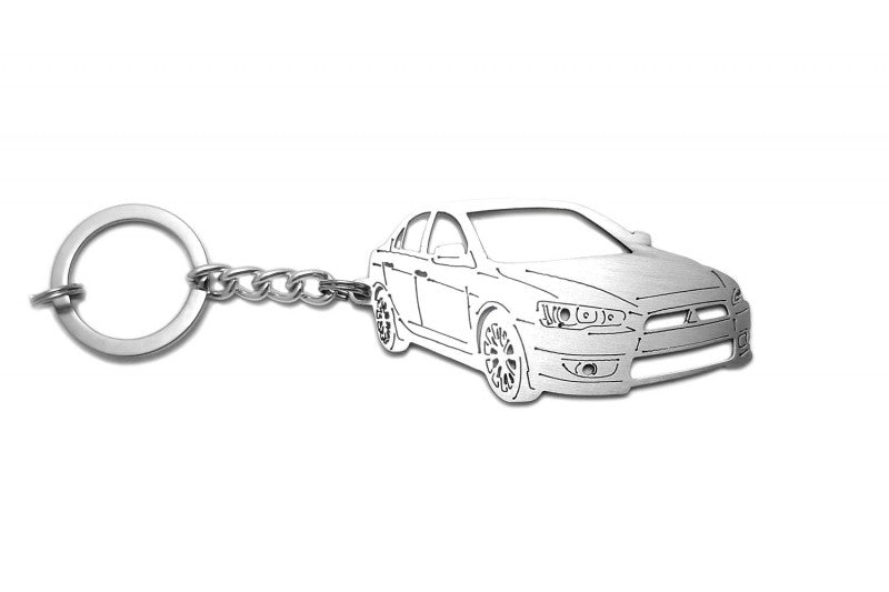 Car Keychain for Mitsubishi Lancer X 4D (type 3D) - decoinfabric