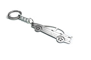 Car Keychain for Mitsubishi Lancer X 4D (type STEEL) Keychains opdesign