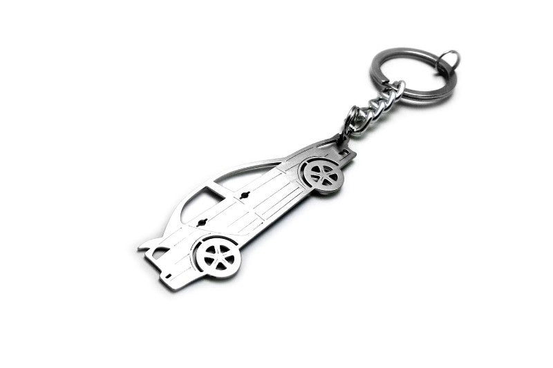 Car Keychain for Mitsubishi Lancer X 4D (type STEEL) - decoinfabric