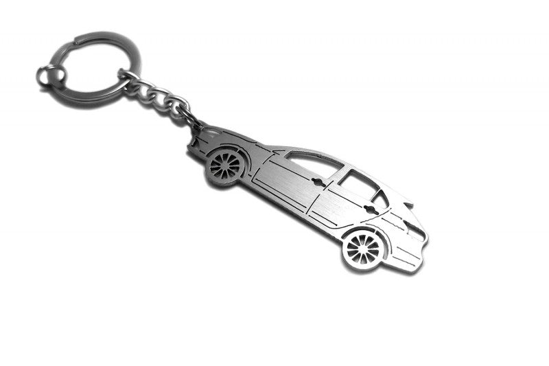 Car Keychain for Mitsubishi Lancer X 5D (type STEEL) - decoinfabric