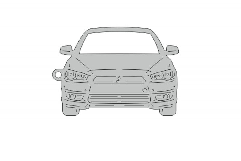 Car Keychain for Mitsubishi Lancer X (type FRONT) Keychains opdesign
