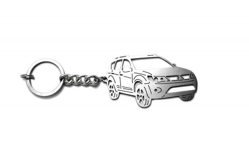 Car Keychain for Mitsubishi Outlander II (type 3D) - decoinfabric