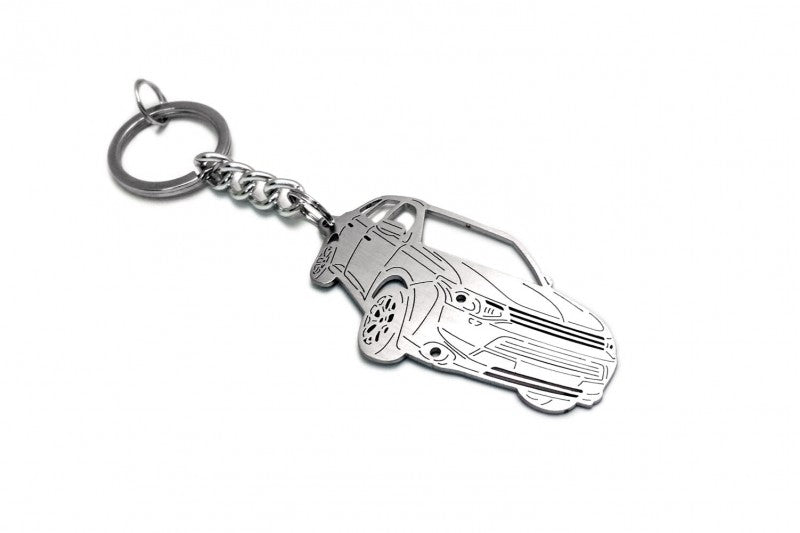 Car Keychain for Mitsubishi Outlander III (type 3D) - decoinfabric