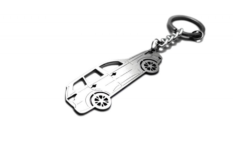 Car Keychain for Mitsubishi Outlander III (type STEEL) - decoinfabric