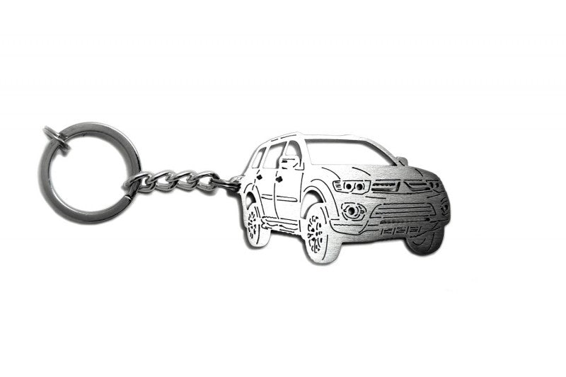 Car Keychain for Mitsubishi Outlander Sport II (type 3D) - decoinfabric