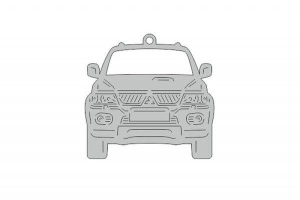 Car Keychain for Mitsubishi Pajero Sport I (type FRONT) - decoinfabric
