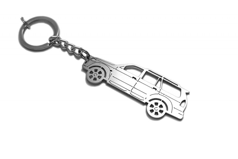 Car Keychain for Mitsubishi Pajero Sport I (type STEEL) - decoinfabric