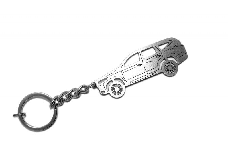 Car Keychain for Mitsubishi Pajero Sport III (type STEEL) - decoinfabric