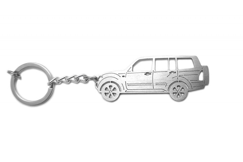 Car Keychain for Mitsubishi Pajero Wagon III (type STEEL) Keychains opdesign