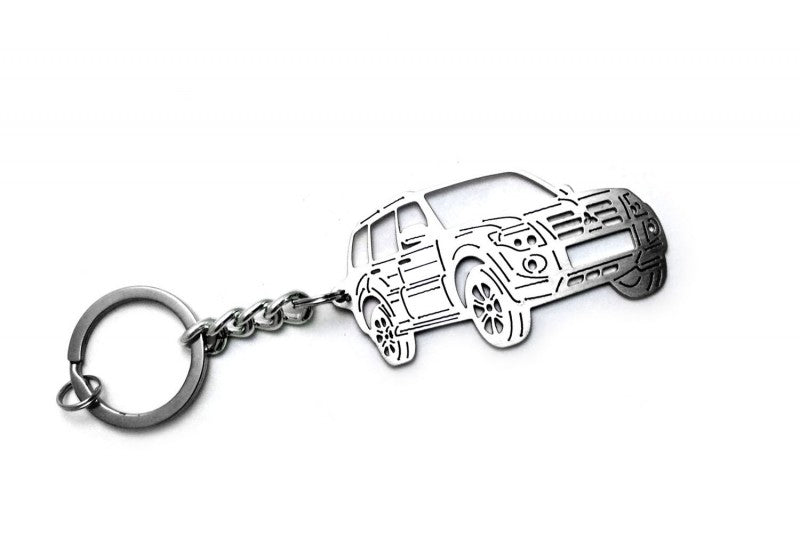 Car Keychain for Mitsubishi Pajero Wagon IV (type 3D) - decoinfabric