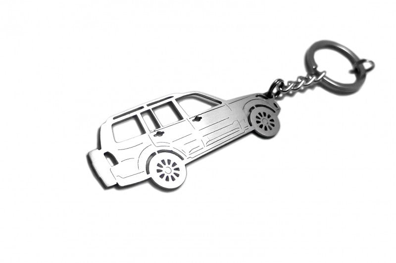Car Keychain for Mitsubishi Pajero Wagon IV (type STEEL) Keychains opdesign