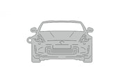 Car Keychain for Nissan 370Z (type FRONT) Keychains opdesign