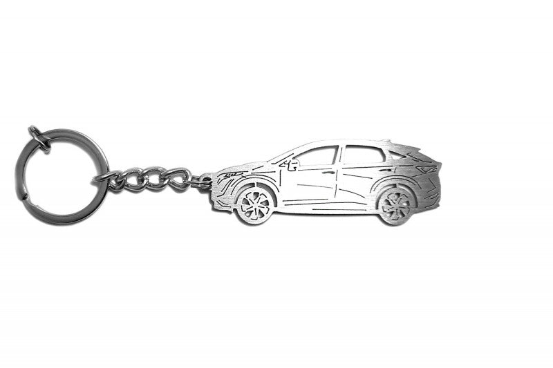 Car Keychain for Nissan Ariya (type STEEL) - decoinfabric