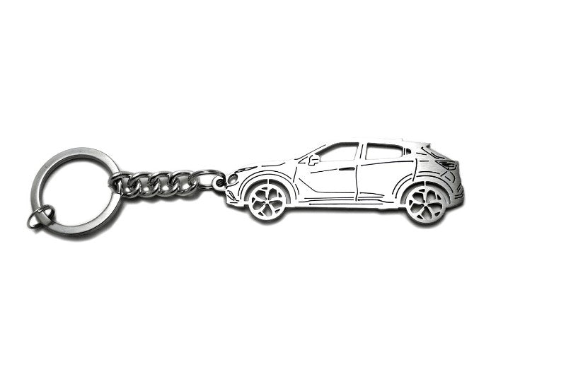 Car Keychain for Nissan Juke II (type STEEL) - decoinfabric