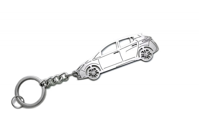 Car Keychain for Nissan Leaf II (type STEEL) - decoinfabric