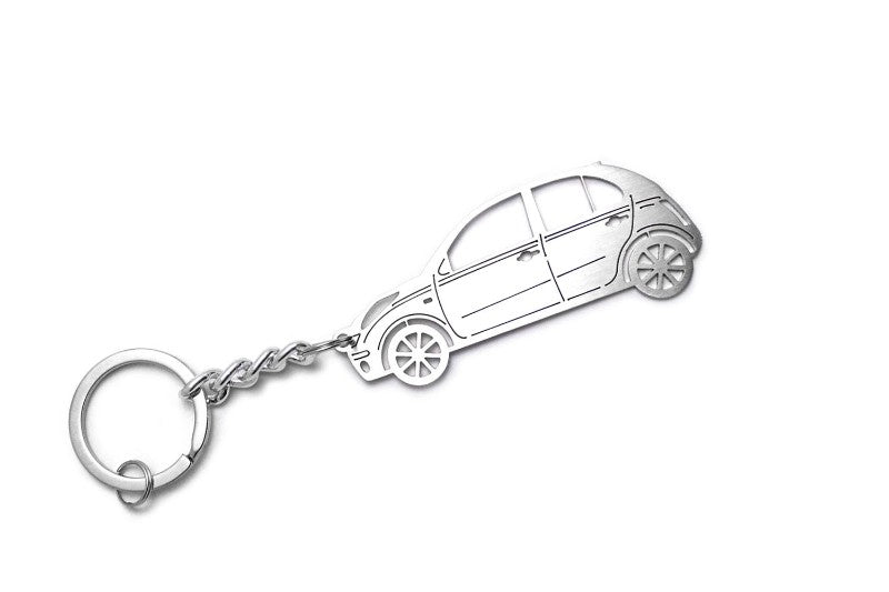 Car Keychain for Nissan Micra III 5D (type STEEL) - decoinfabric