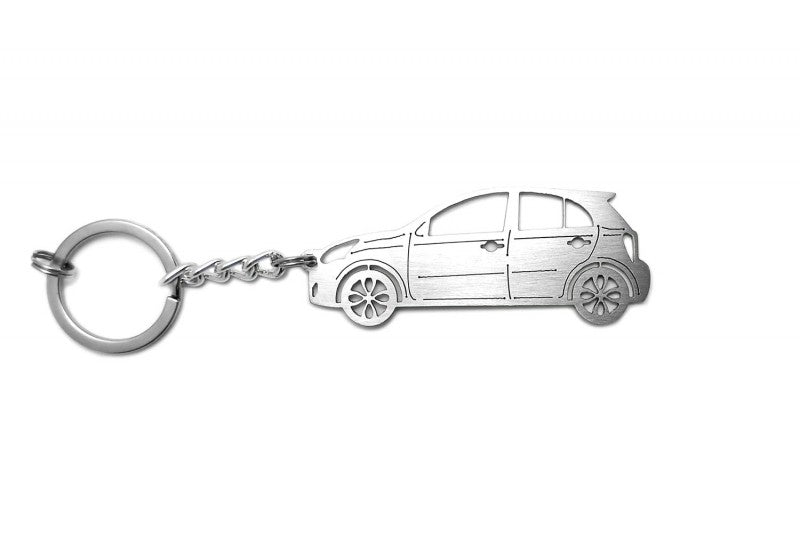 Car Keychain for Nissan Micra IV 5D (type STEEL) Keychains opdesign