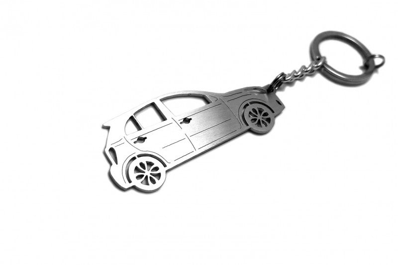 Car Keychain for Nissan Micra IV 5D (type STEEL) - decoinfabric