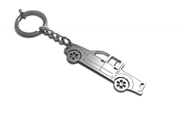 Car Keychain for Nissan Navara II (type STEEL) - decoinfabric