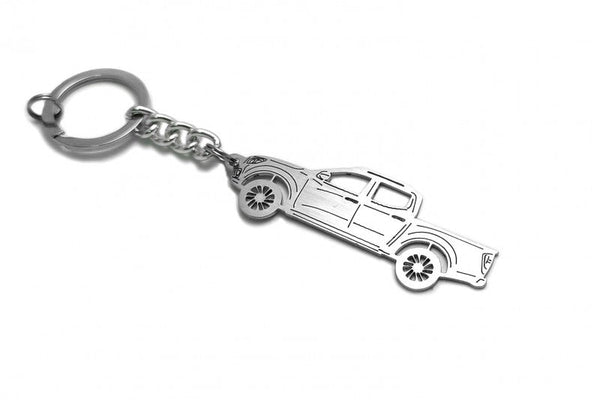 Car Keychain for Nissan Navara III (type STEEL) - decoinfabric