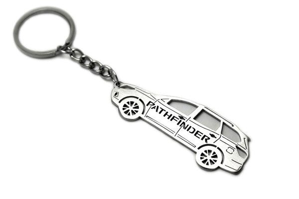 Car Keychain for Nissan Pathfinder IV (type STEEL)