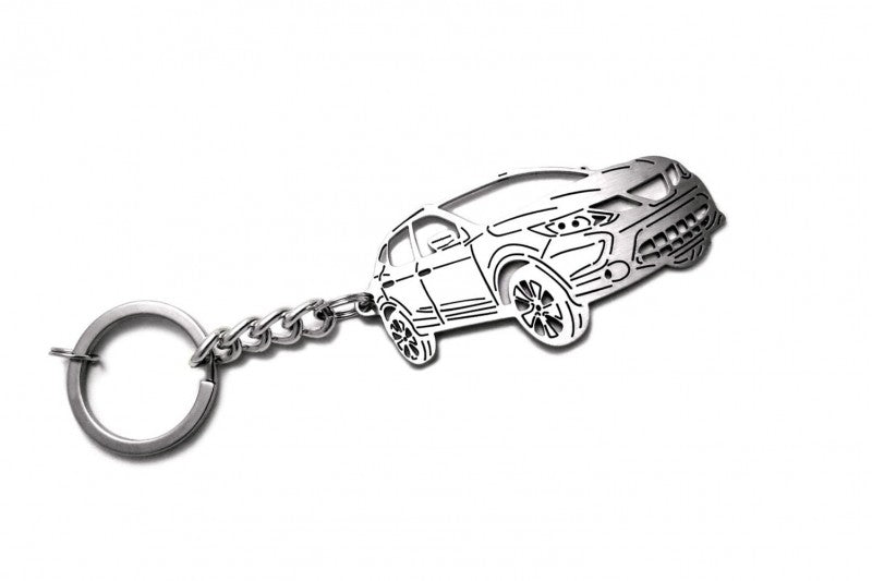 Car Keychain for Nissan Qashqai II (type 3D) - decoinfabric